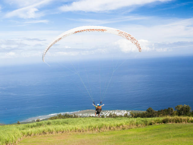 Gleitschirmflug La Réunion