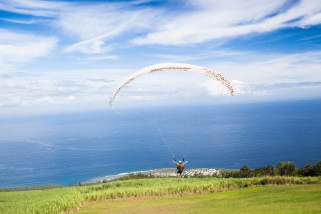 Saut parapente, La Réunion