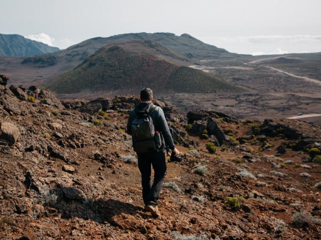 Marcher sur La Lune. Piton De La Fournaise.