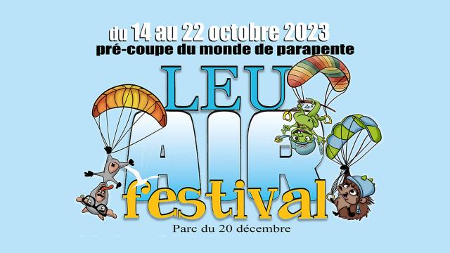 Banderolle Leu Air Festival 2023